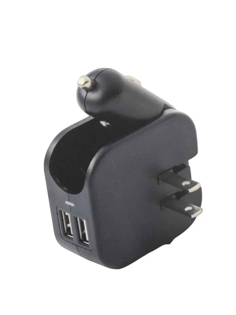 PowerXcel Dual Output Car Charger With Power Plug 2 In 1 Design - Picture 2 of 3